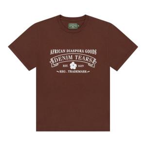 Футболка Denim Tears ADG Tee, Brown