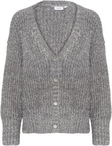 Вязаный кардиган SAINT TROPEZ Knit Cardigan, темно-серый