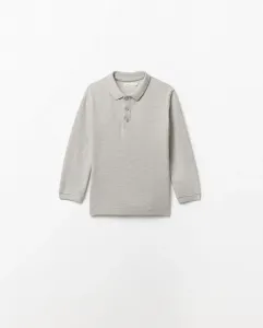 Базовый поло Sfera, светло-серый