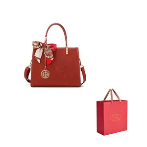 PAYOT Микрофибра искусственная кожа женская сумка через плечо поясная клатч кирпично-красная, Brick Red