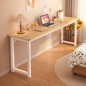 Стол компьютерный 160 см, Naijia, Huangshanmu, белая рама, однослойный