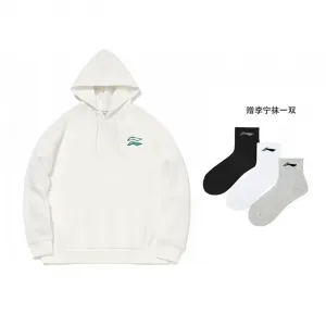 Спортивная мода коллекция свитшот unisex LINING, белый