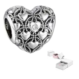 Pandora 925 Sterling Silver, Diamond Jewelry Accessories Unisex Silver