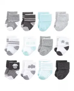 Мягкие махровые носки Hudson для мальчиков унисекс Hudson Baby, серый