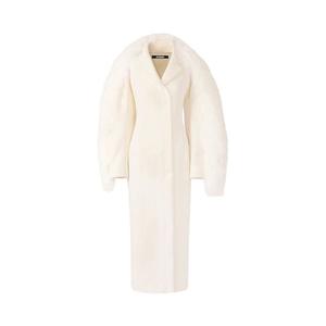 Куртка Jacquemus Le Manteau Boa, Off-White