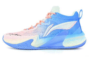 LINING Light Speed 1.0 Cushioning Abrasion Resistant Coverage Mid top баскетбольные кроссовки мужские синие розовые