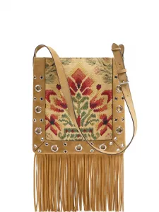 Замшевая сумка на плечо Nellcôte VALENTINO GARAVANI, нейтральный