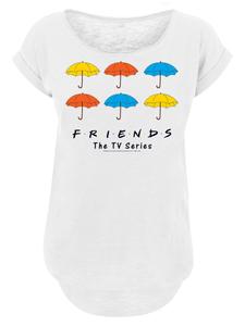 Футболка F4NT4STIC FRIENDS Bunte Regenschirme, White