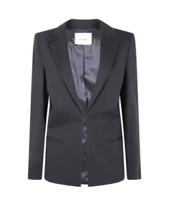 Приталенный блейзер с карманами Twinset, черный