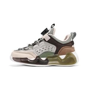 Низкие кроссовки для бега с амортизацией ударов и износостойкостью для детей D&W, бежевый/коричневый