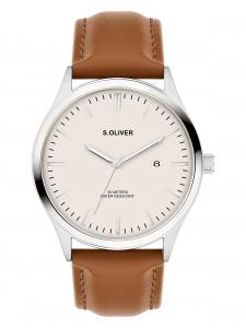 s.Oliver Аналоговые часы в коричневом цвете