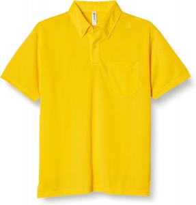 Футболка-поло Glimmer 00331-ABP с коротким рукавом, плотность ткани 4,4 унции, на пуговицах, с карманом