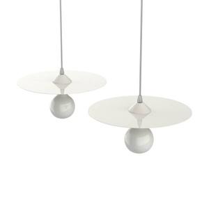 Подвесной светильник Lumicom Nina, 30x30x30 см, белый