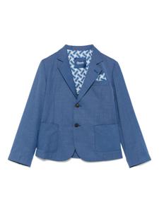 Drumohr Kids однобортный блейзер, синий