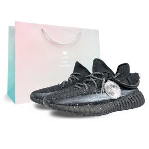 Yeezy Boost 350 Кроссовки Lifestyle унисекс с низким верхом, черный, белый, серый Adidas Originals