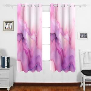 Затемняющие шторы термозащитные yggo 63 x 55 дюймов 2 шт, розовый