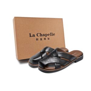 La Chapelle Сандалии с закрытым носком, нескользящие, износостойкие, женские, черные