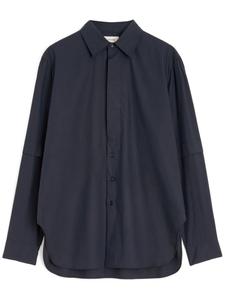 LEMAIRE рубашка с разрезами, черный