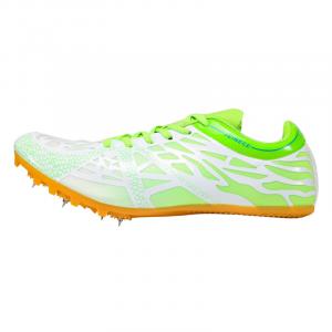 FEINECE Противоскользящие износостойкие низкие кроссовки для бега унисекс бело-зеленые