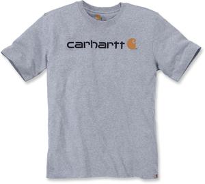 Футболка Carhartt EMEA Core Logo Workwear Short Sleeve T-Shirt, светло-серый