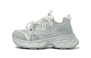 FOREVER 21 Низкие, износостойкие, амортизирующие, массивные женские кроссовки серого цвета