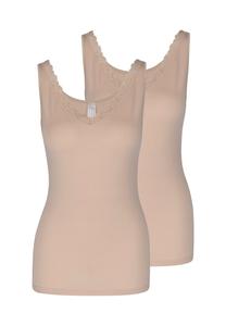 Майка/Топ 2 шт. уютный Nina Von C., цвет nude