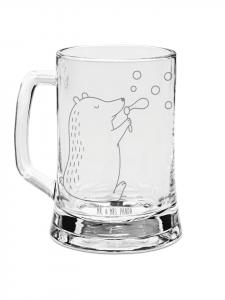 Пивная кружка с мыльными пузырями, не говоря ни слова, в прозрачном виде Mr. & Mrs. Panda