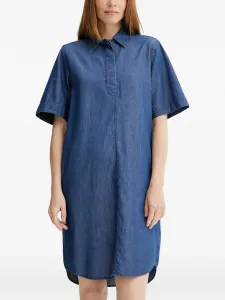 Платье мини с короткими рукавами Marc O'Polo, синий