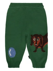 Трикотажные брюки с собакой Molo, зеленый