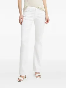 Расклешенные джинсы с нашивкой-логотипом Armani Exchange, белый