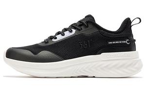 Кроссовки женские с низким верхом, черный/белый 361°