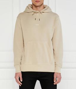 Толстовка мужская Boss Orange хлопковая однотонная, бежевый