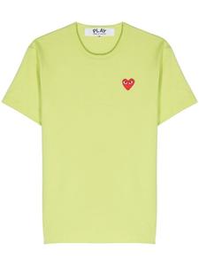 Comme Des Garçons Play футболка с нашивкой, зеленый
