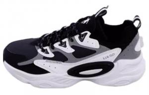 Мужские кроссовки Lifestyle с низким верхом, черного/белого цвета Qiaodan