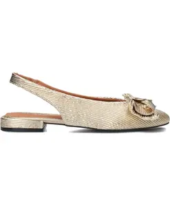 Элегантные бежевые туфли-слингбэки Blasz, желтый