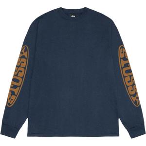 Футболка Pill с длинным рукавом Stussy, синий