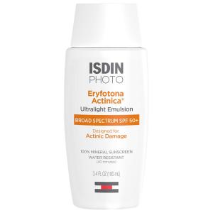 Ультралегкий минеральный солнцезащитный крем Eryfotona Actinica SPF 50+ ISDIN, 3.4 oz /100 ml
