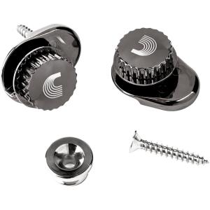 Универсальная система фиксации ремешков D'Addario, никелированная отделка