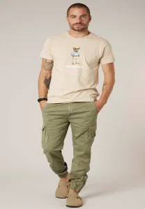 Оригинальная футболка с принтом richbear Deeluxe, Helles Beige