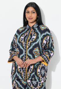 Блуза Ulla Popken Button-down blouse, Black