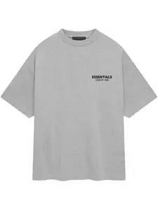 Футболка Fear of God Essentials Jersey Crewneck, серый