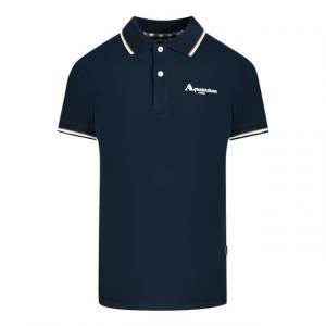 Рубашка-Поло London Marines с кружевом Aquascutum, синий