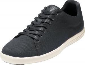 Мужские легкие кеды Cole Haan Grand Crosscourt из холщовой ткани, слоновая кость/черный