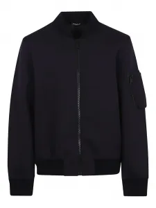 Бомбер на молнии Dondup, синий