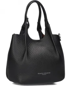 Черная кожаная сумка Dua One Gianni Chiarini, черный