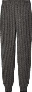 UGG Женские вязаные брюки Lorelai Cable, Charcoal Heather