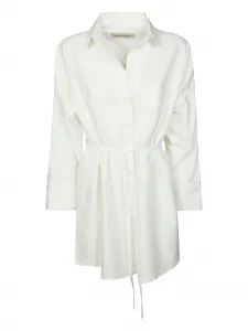 Рубашка с поясом White Sand, белый