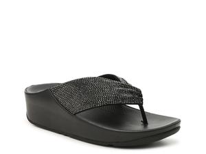 Сандалии FitFlop Twiss Wedge Sandal, черный