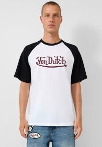 Футболка QS Print T-shirt, Weiß/White