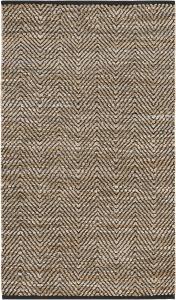 Ковер SAFAVIEH, 61 x 92 см, Vintage Leather Collection, Beige, ручной работы из кожи, идеально подходит для помещений с высокой проходимостью: прихожая, гостиная, спальня (VTL103B)